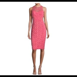 Trina Turk Pink Lace Sheath Dress Size 4 BRAND NEW